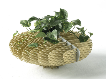 LOUM - Low aluminium garden vase by JCP UNIVERSE - view 2